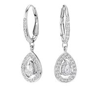 Swarovski - Attract Light Pear Earrings - Femme - Accessoires - Gris - Taille: ONE Size