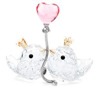 Swarovski avec Love Birds, cœur rose