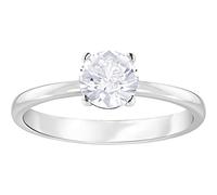 Swarovski Bague Attract, blanc, Métal rhodié