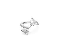 Swarovski Bague Attract Soul, Cœur, Blanc, Métal rhodié