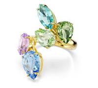 Swarovski Bague avec motif Gema, Tailles variées, Placage de ton or