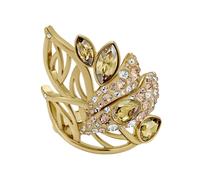 Swarovski - Bague Cocktail Grâcieuse Floraison - Femme - Accessoires - Jaune - Taille: ONE Size