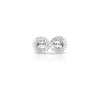 Swarovski Bague cocktail Hyperbola, Infini, Blanche, Métal rhodié