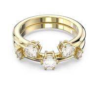 Swarovski Bague CONSTELLA:Ring DB White/GOS 58 5640964 Marque, Taille unique, Métal, Aucune pierre précieuse