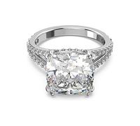 Swarovski Bague CONSTELLA:Ring SQ L White/RHS 60 5642633 Marque, Taille unique, Métal, Aucune pierre précieuse