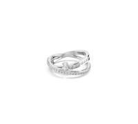 Swarovski Bague Hyperbola, Tailles variées, Blanche, Métal rhodié