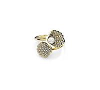 Swarovski Bague Idyllia, Perle de cristal, Coquillage, Blanche, Or