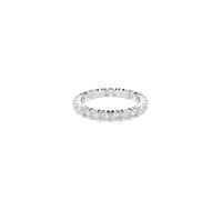 Swarovski Bague Matrix Vittore, Taille ronde, Blanche, Finition argentée