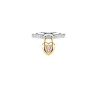 Swarovski Bague Idyllia, Cœur, finition mix de métal, tailles variées