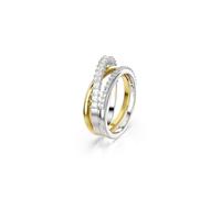 Swarovski Bague or / argent / transparent, Taille 47-48