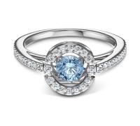 Swarovski - Bague Scintillante - Femme - Accessoires - Gris - Taille: 55 MM
