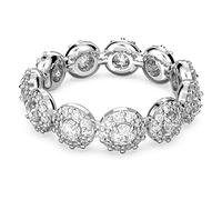 Swarovski Bague Una Angelic, Taille ronde, Blanche, Métal rhodié