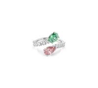 Swarovski Bague ouverte Ariana Grande - Multicolore - Métal rhodié - Tailles variées