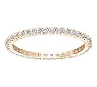 Swarovski Bague Vittore blanc plaqué or rose taille 60