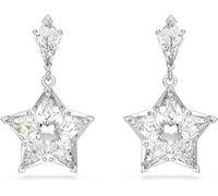 Boucles d'oreilles - Swarovski - Stella - Métal rhodié - Cristal incolore - Femme
