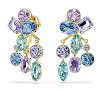 Swarovski Boucle d'oreille jacket Gema, coupe mixte, multicolore, plaqué or