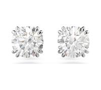 Swarovski - Boucles d`Oreilles Constella Rondes Blanches Rhodiées - Femme - Accessoires - Blanc - Taille: ONE Size