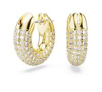Swarovski - Boucles d`oreilles créoles modernes Dextera Collection III - Femme - Accessoires - Jaune - Taille: ONE Size