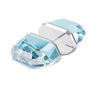 Swarovski - Boucles d`oreilles cristal bleu avec couche argentée - Femme - Accessoires - Bleu - Taille: ONE Size