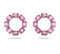 Swarovski - Boucles d`Oreilles Millenia Taille Octogone - Femme - Accessoires - Rose - Taille: ONE Size