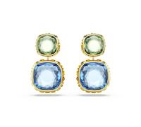 Swarovski Boucles d'oreilles bleu / or / vert clair / rose, Taille One Size