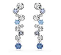 Swarovski Boucles d'oreilles Constella, Tailles mixtes, Bleu, Métal rhodié