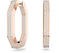Swarovski 32019928 Boucles d'Oreilles Créoles Femme Métal Cristal Swarovski L Rosé, L, Métal