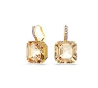 Swarovski - Boucles d'Oreilles Élégantes en Cristal Finition Or - Femme - Accessoires - Jaune - Taille: ONE Size
