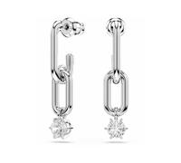 Swarovski - Boucles d'oreilles en cristal pour l'élégance quotidienne - Femme - Accessoires - Gris - Taille: ONE Size