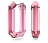 Swarovski Boucles d'oreilles Lucent, paire d'anneaux d'oreilles, rose