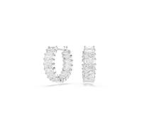Swarovski Boucles d'oreilles 'Matrix' argent / transparent, Taille One Size