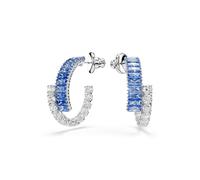 Swarovski Boucles d'oreilles 'Matrix' bleu / transparent, Taille One Size