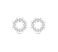 Swarovski Boucles d'oreilles 'Matrix' gris argenté / blanc, Taille One Size