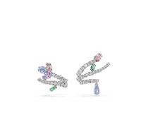 Swarovski Boucles d'oreilles opal / citron vert / rose / argent, Taille One Size
