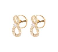 Swarovski Boucles d'oreilles or / transparent, Taille One Size