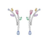 Swarovski Ariana Grande X Collection, Tailles mixtes, Multicolore, Plaqué rhodium