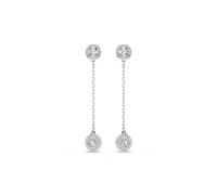 Swarovski Boucles d'oreilles 'Una' argent / transparent, Taille One Size