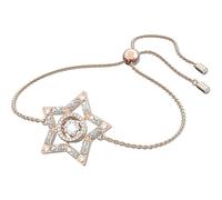 Swarovski Bracelet Stella – étoile blanche, placage ton or rosé 5617882