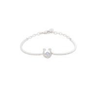 Swarovski Bracelet bleu clair / argent / transparent, Taille M