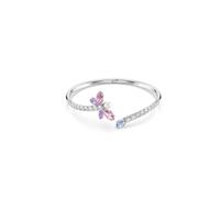 Bracelet-jonc Ariana Grande x Swarovski, Tailles variées, Libellule, Multicolore, Métal rhodié M
