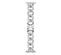 Swarovski Bracelet chaîne Sparkling, Pour Apple Watch®40 mm & 41 mm, Ton argenté, Acier inoxydable