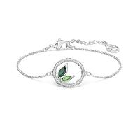 Swarovski Dellium Bracelet Bambus, Vert, à Rhodium Neuf