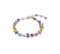 Swarovski Bracelet 'Gema' jaune / citron vert / magenta / argent, Taille One Size