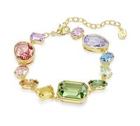Swarovski Bracelet Gema – Multicolore, Placage de ton or, Tailles variées