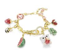 Swarovski Bracelet Idyllia, coupe mixte, mélange de motifs, multicolore, plaqué or