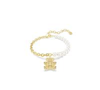 Swarovski Bracelet 'IDYLLIA' or / blanc, Taille One Size
