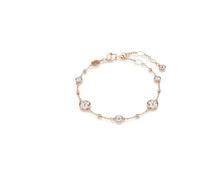 Swarovski Bracelet doux à chaîne Imber, blanc, or rose brillant