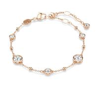Swarovski Bracelet Imber, Taille ronde, Blanc, Placage de ton or rosé