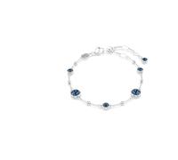Swarovski Bracelet Imber, Taille ronde, Bleu, Métal rhodié