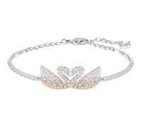 Swarovski Bracelet-jonc Iconic Swan, multicolore, métal rhodié